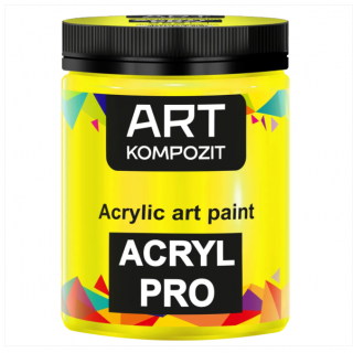 Фарба художня Acryl PRO ART Kompozit 0,43 л (552 флуоресцентний салатовий)