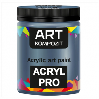 Фарба художня Acryl PRO ART Kompozit 0,43 л (512 сіро-блакитна)