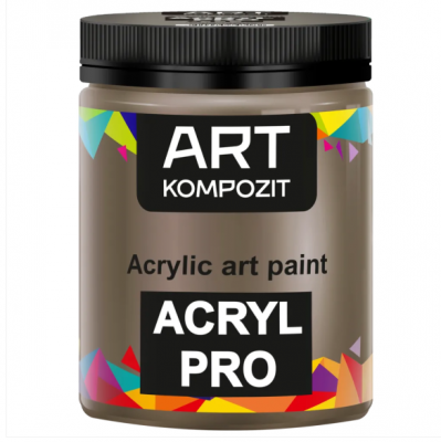 Фарба художня Acryl PRO ART Kompozit 0,43 л (507 сіра тепла)