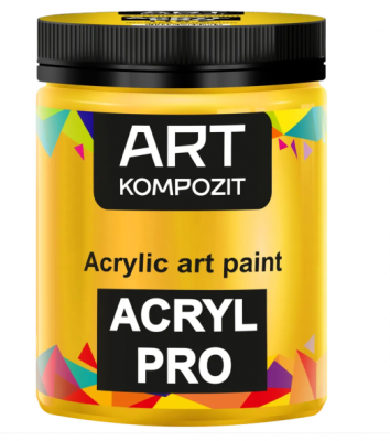 Фарба художня Acryl PRO ART Kompozit 0,43 л (116 жовтий основний )