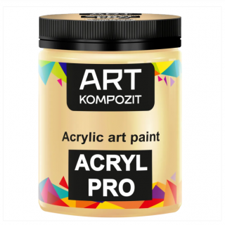 Фарба художня Acryl PRO ART Kompozit 0,43 л (107 неаполітанський жовтий темний )