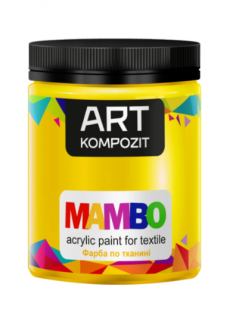 Фарба по тканині МАМВО ART Kompozit, 450 мл (4 жовтий основний)