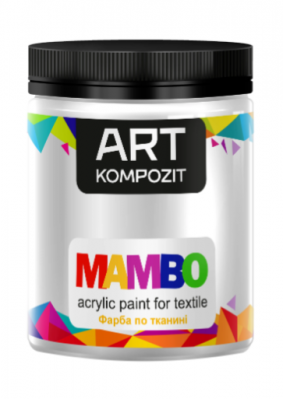 Фарба по тканині МАМВО ART Kompozit, 450 мл (1 білий)