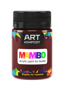 Фарба по тканині МАМВО ART Kompozit, 50 мл (22 умбра палена)