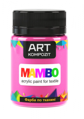 Фарба по тканині МАМВО ART Kompozit, 50 мл (56 рожевий персик)