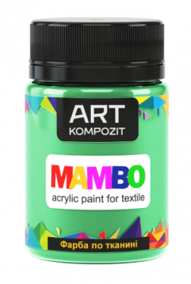 Фарба по тканині МАМВО ART Kompozit, 50 мл (59 м'ятний)