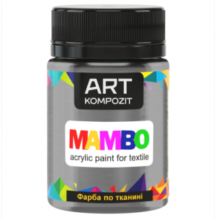 Фарба по тканині МАМВО ART Kompozit, 50 мл (51 чорна перлина)