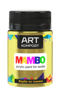 Фарба по тканині МАМВО ART Kompozit, 50 мл (54 золотий)