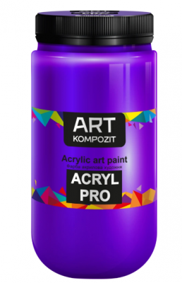 Фарба художня Acryl PRO ART Kompozit 1л (440 ультрамарин фіолетовий )