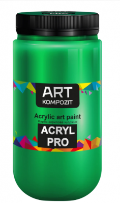 Фарба художня Acryl PRO ART Kompozit 1л (356 зелений особливий )