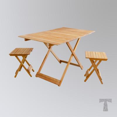 Комплект стіл розкладний TART L + 6 табурети