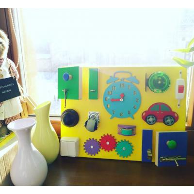 Дитяча розвиваюча дошка Busyboard mini size Color