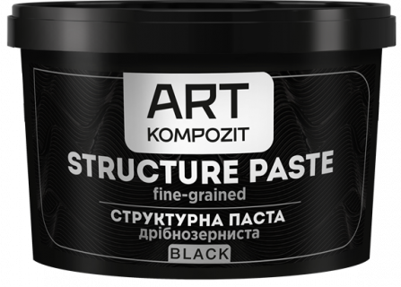 Паста структурна ART Kompozit чорна, 1л