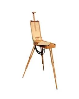 Етюдник №1, 44,5x24,5x11 см, підлоговий, буковий, двосторонній, з палітрою, тринога