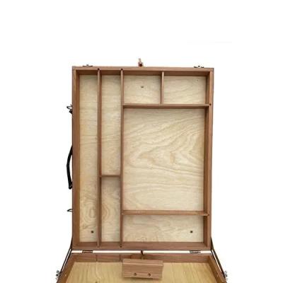 Етюдник №2, 52x40x11 см, підлоговий, буковий, двосторонній, з палітрою, тринога