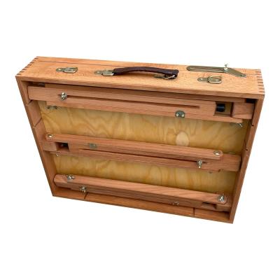 Етюдник №2, 52x40x11 см, підлоговий, буковий, двосторонній, з палітрою, тринога