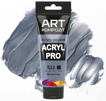Фарба художня Acryl PRO ART Kompozit 0,075 л ТУБА (512 сіро-блакитна)