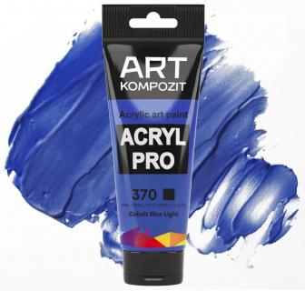 Фарба художня Acryl PRO ART Kompozit 0,075 л ТУБА (370 кобальт синій світлий )