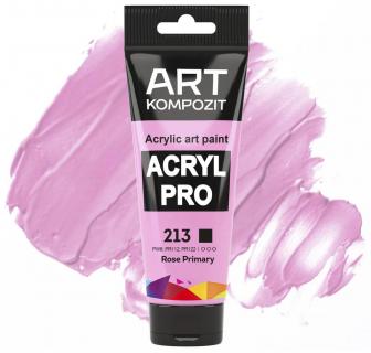 Фарба художня Acryl PRO ART Kompozit 0,075 л ТУБА (213 рожевий основний )