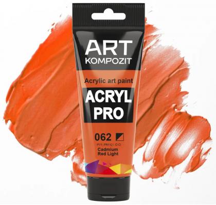 Фарба художня Acryl PRO ART Kompozit 0,075 л ТУБА (062 кадмій помаранчевий)