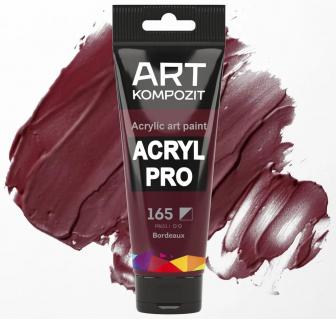 Фарба художня Acryl PRO ART Kompozit 0,075 л ТУБА (165 бордо)