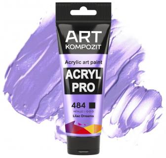 Фарба художня Acryl PRO ART Kompozit 0,075 л ТУБА (484 бузкові мрії)