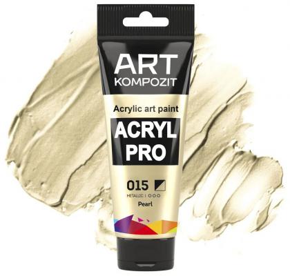 Фарба художня Acryl PRO ART Kompozit 0,075 л ТУБА (015 перлина )